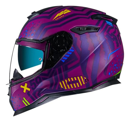 Casco Sx.100 Nexx Enigma Aubergine Matte