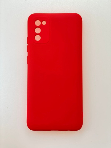 Case Capinha Case Ccs Aveludada Para Samsung Galaxy Cor Vermelho Galaxy A02s