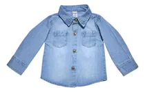 Comprar Camisa Jean Bebé Manga Larga Denim Calidad, Ig Nilde.baby