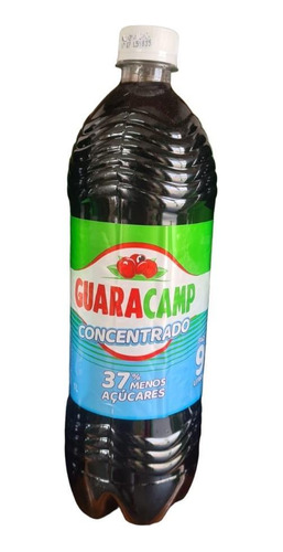 Xarope Concentrado Guaraná Menos Açúcar Guaracamp - 1litro