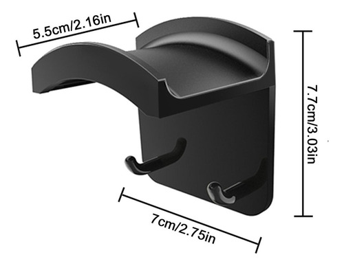 - Soporte Para Auriculares Gancho Para Colgar En La Pared