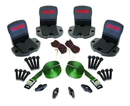 Porta Canoas Malone Big Foot Pro Con Líneas De Proa Y Popa