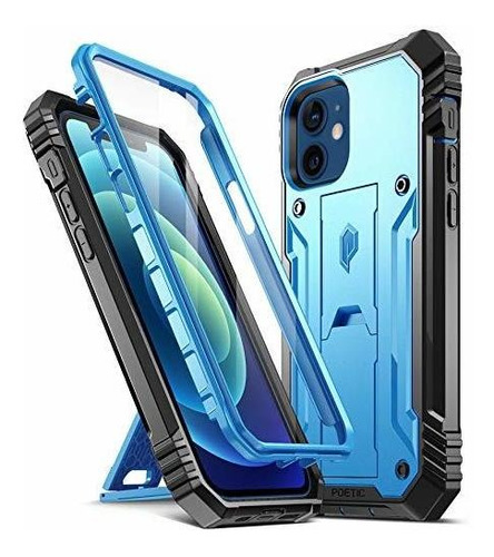 Funda Para iPhone 12 Pro Protectora 360 Azul Cielo