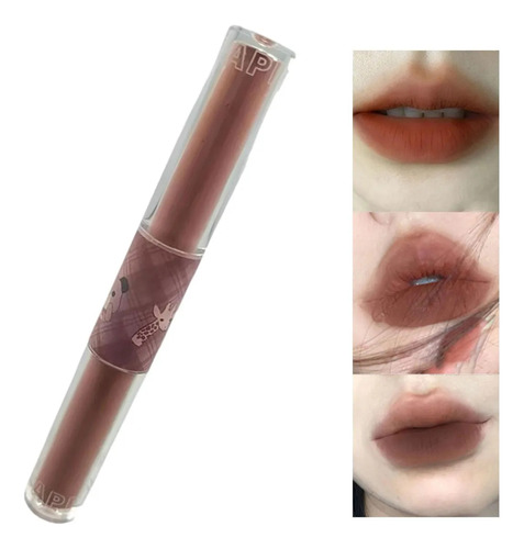 Tinte Labial Brillo Labial Brillo De Labios Mate De Doble Ca