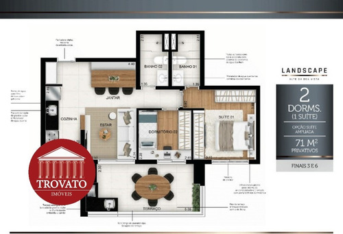 Imagem 2 de 8 de Lindíssimo Apartamento À Venda, 2 Dormitórios, 1 Suíte, 1 Vaga, 75m2, Lazer Completo, Alto Da Boa Vista, São Paulo, Sp, Zona Sul - Ap01837 - 70076640