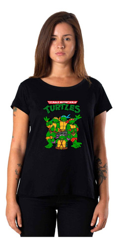 Remeras Mujer Tortugas Ninja |de Hoy No Pasa| 01