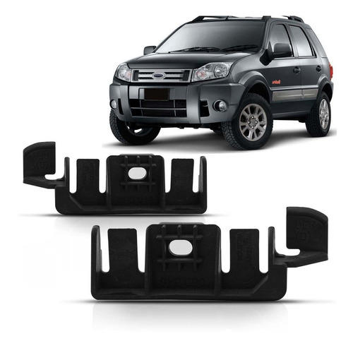 Par Suporte Parachoque Dianteiro Ecosport 08 09 10 2011 2012