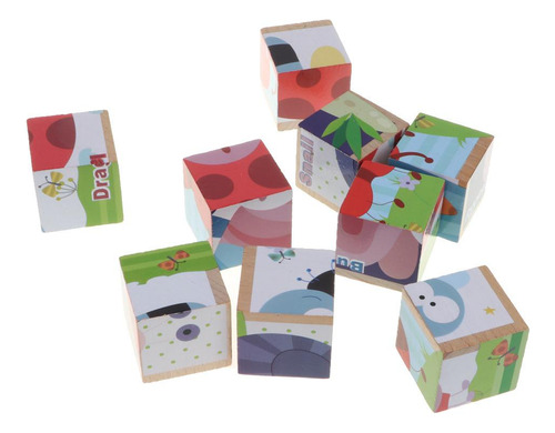 Brinquedo Montessoriano De Madeira Inseto