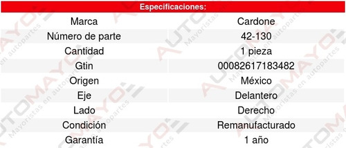 1-motor Elevacion Ventana Delantero Derecho C60 1990 (Reacondicionado)