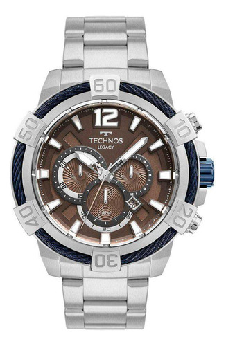 Relógio Masculino Technos Legacy Prata Ref: Js26av/1m