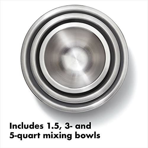 Oxo Good Grips - Juego De Cuenco Para Mezclar (acero Inoxida