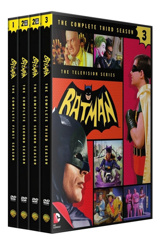 Batman Serie 60s Completa 3 Temporadas Dvd Latino Retro