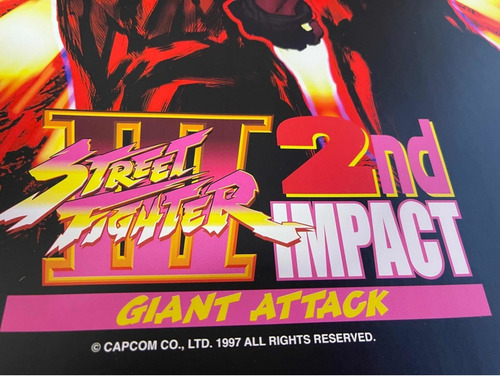 Pôster Street Fighter 3 2nd Impact
