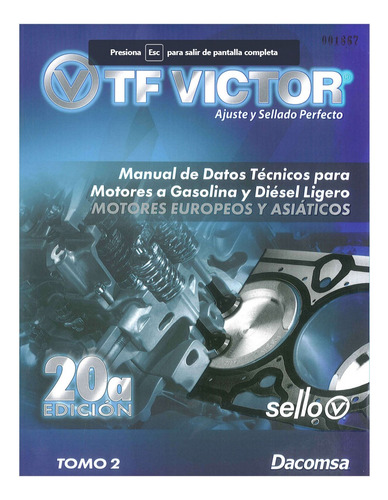 Tf Victor 20 Edicion (2 Tomos Autos Ameri, Asiati Y Europeo) (Usado)
