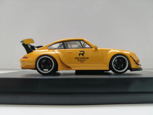 Model Wu Rwb Porsche 993 Escala 1:64 Amarillo (Usado)