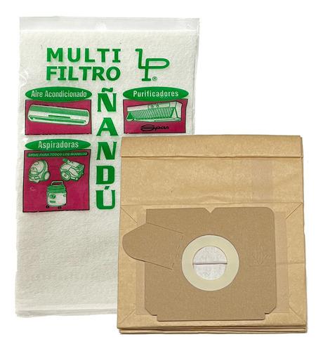 Pack 5 Bolsas + Filtro Tipo Guata Aspiradora Electrolux Trio