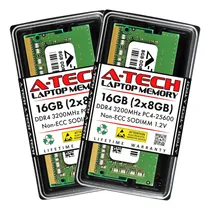 Comprar A-tech 16 Gb (2 X 8 Gb) Ddr4 3200 Mhz Sodimm Pc4-25600 (pc4-
