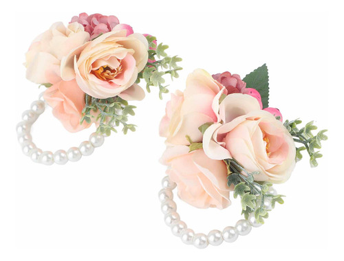 Imagen 9 de 10 de Flor De Mano 2pcs/bolsa Muñeca De Dama De Honor Artificial P