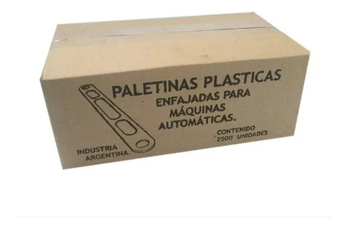 Paletinas Plásticas Transparentes Para Vending X2500