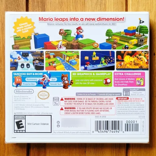 Jogo Nintendo 3DS Super Mario 3D Land