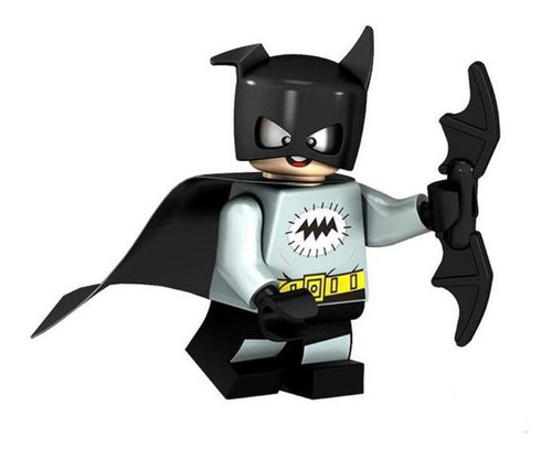 Boneco Blocos De Montar Bat Mite Black Batman