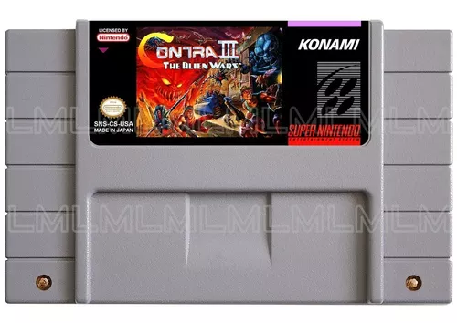 Contra 3 Super Nintendo Jogos