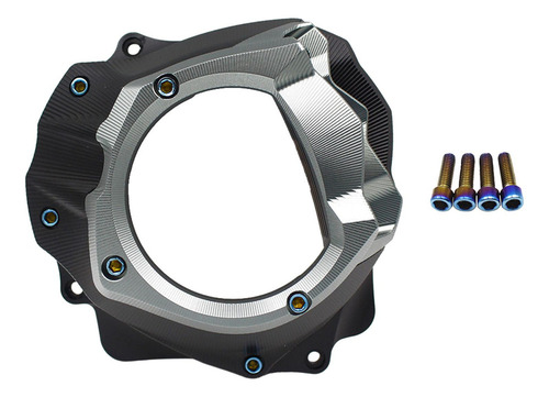 Cubierta De Entrada De Aire Para Motocicleta, Tapa De Plata