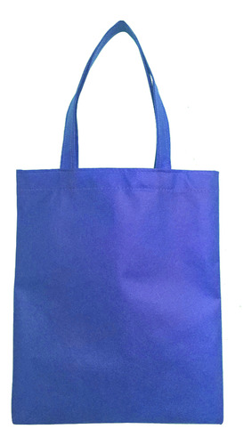 Bolsa Ecologica Ecomini, 150pzs Personalizada Color Azul Liso
