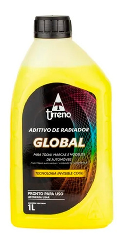 Aditivo Radiador Pronto Uso Global Amarelo Tirreno Fluds/999