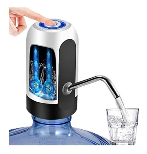 Bomba Dispensador Agua Electronico Recargable Usb Botellon