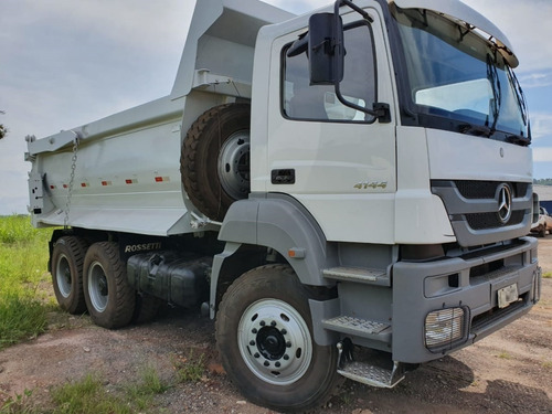 Mercedes-benz Axor 4144 6x4 Ano 2014 Caçamba Traçado