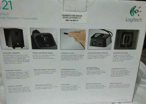 Bocinas Y Subwoofer Logitech Ls21 Nue Vo Negro (Usado)