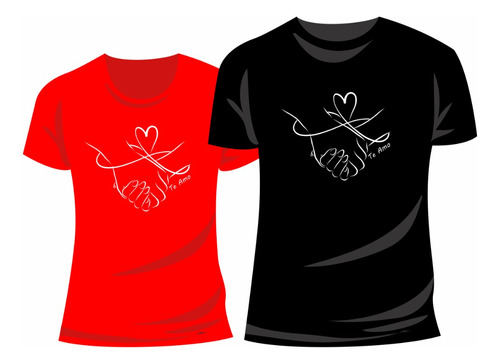 Franela Camisa Set 2 Pareja Novios Esposos Enamorados