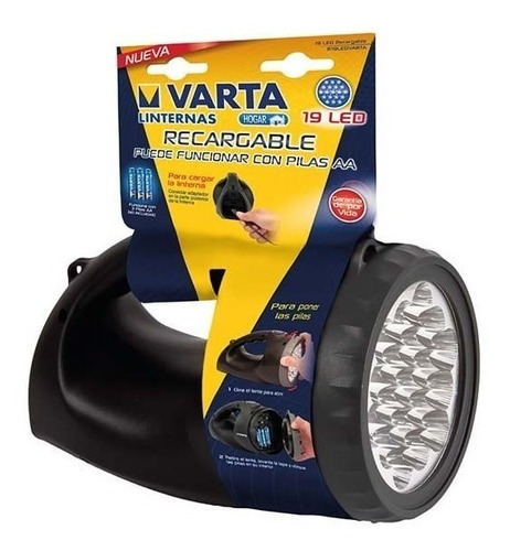 Linterna 19 Led Recargable Varta 20269