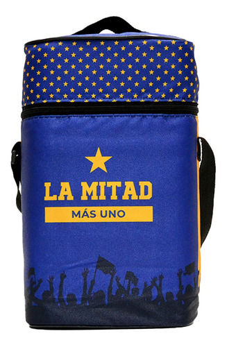 Imagen 5 de 7 de Equipo De Mate Completo Azul Y Oro Cuero Set Kit Matero