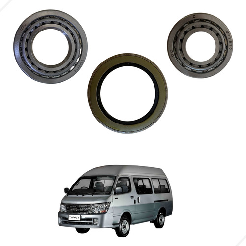 Kit De Rolamento Da Roda Dianteira - Topic Jinbei 2.0 E 2.2