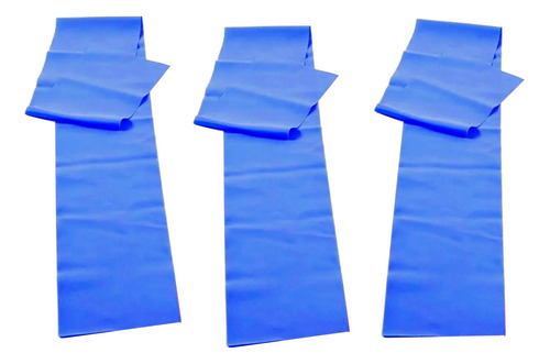 Imagen 1 de 1 de Tiraband Banda Elástica Larga Pack X 3 Distintas Tensiones