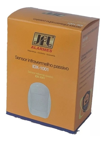 Sensor Infravermelho Passivo Para Alarme Idx 1001 Jfl