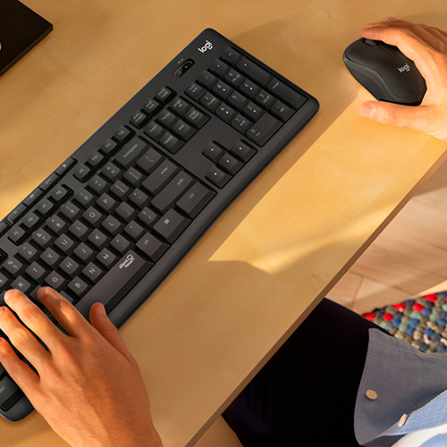 Kit De Teclado Y Mouse Inalámbrico Logitech Mk295 En Español