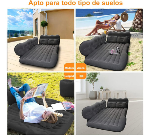 Colchón Inflable Coche Cama Inflable Colchón Camping Bomba