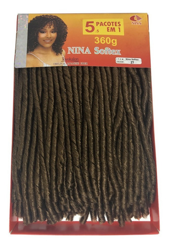 Nina Soft Dread Pacotão 360 Gramas Cor 27-Mel