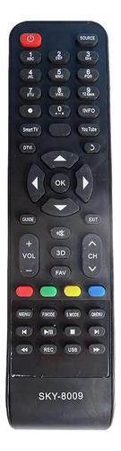 Control remoto de TV Cr-3127 Philco Smart 3D Sky-8009
