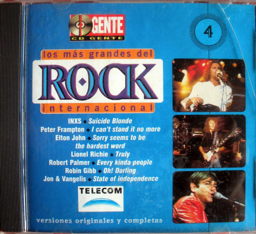 Los Mas Grandes Del Rock Internacional - Cd Gente - Vol.4 