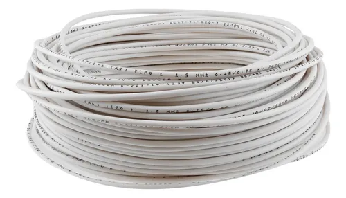 Cable Libre De Halógenos (h07z1k) 2,5 Mm2 50 M Blanco
