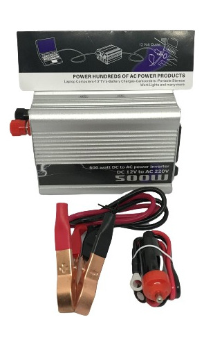 Inversor De Corriente Conversor 500w 12v A 220v Dc A Ac Usb