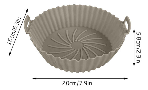 Freidora De Silicona U Fryer, Sartén Para Hornear De Silicon