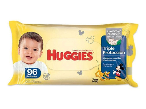 Toallitas Húmedas Huggies Triple Protección X96