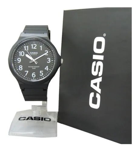 Imagem 7 de 9 de Relógio Casio Mw-240-1bvdf-sc Unissex Analógico Preto
