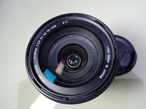 Lente Sigma 17-50mm F2.8 Ex Para Canon Canon Ef Preto (Usado)
