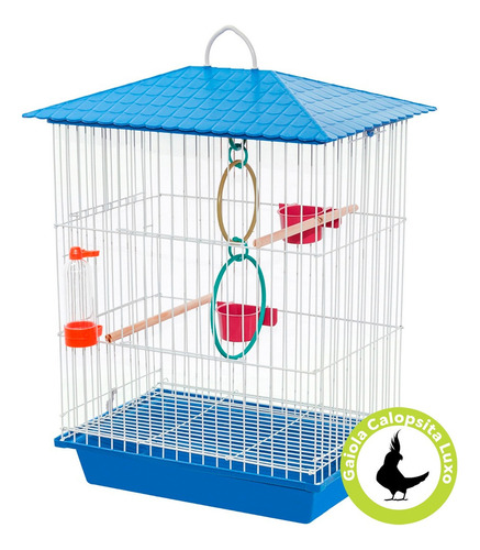 Gaiola para pássaros Vivopet Cockatoo com acessórios 1 Unidade